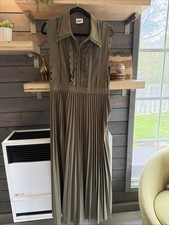 Pleated midi dress Claudie