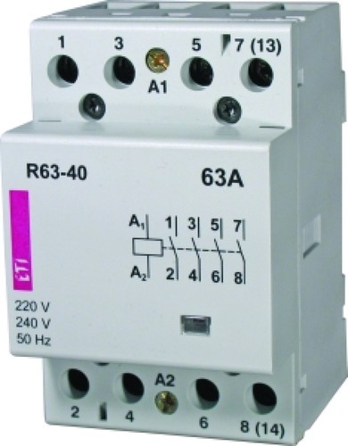 Contacteur modulaire 63a 3r - contacteur, 3z