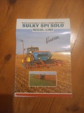 brochure prospekt PROSPECTUS TRACTEUR Sulky SPI solo tractor-traktoren-ih