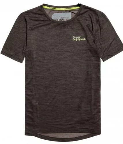 Superdry active black shirt - black,