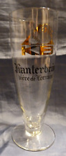 VERRE A BIÈRE : KANTERBRÄU, BIÈRE DE LORRAINE - FLÛTE
