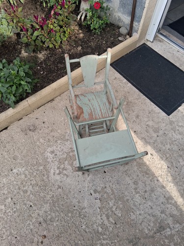 Chaise bascule miniature en - bascule,