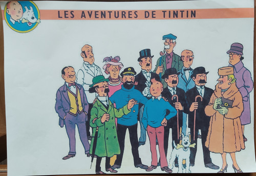 Affiche les aventures - bd,