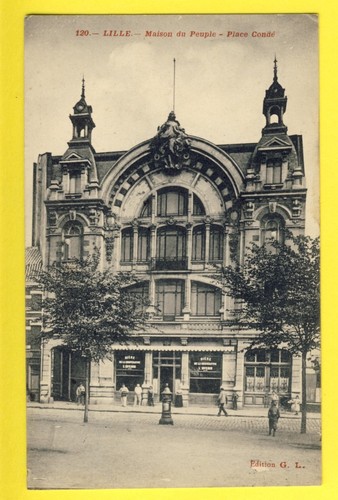 Cpa lille maison - lille, (nord)
