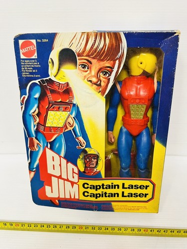 Big jim mattel - capitaine, laser