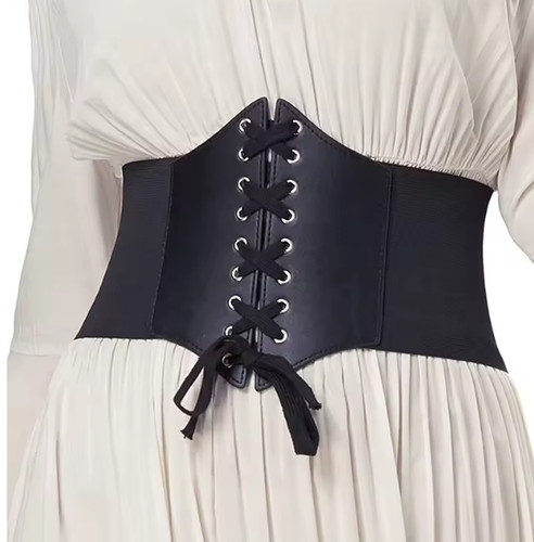 Ceinture corset noire femme - ceinture,