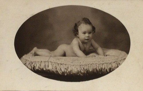 Cpa photo petite - petite, nue
