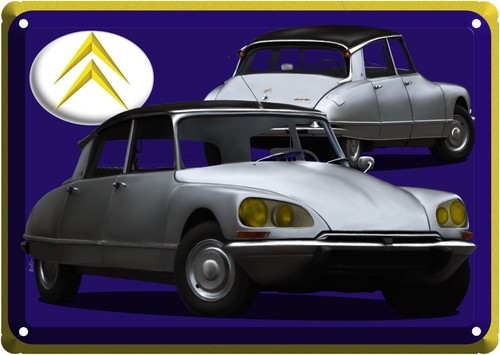 Plaque decorative citroën - plaque, ds