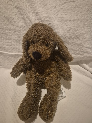 Doudou peluche chien marron - peluche,