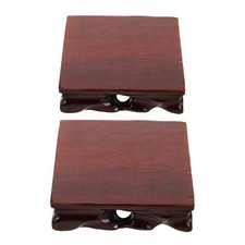  2 Pcs Potence Pour De Fleur Support Plante Bois Plantes D'intérieur Fleurs