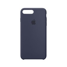 Original APPLE Coque de protection en Silicone Bleu Foncé pour iPhone 8 Plus 8+