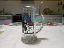 Chope à bière en verre