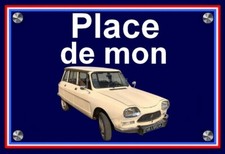 plaque " PLACE DE MON AMI 8