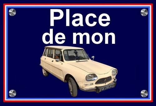 Plaque place mon ami 8 - de,
