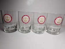 Lot de 4 verres anciens à bière de Champigneulles 20 cl ancnsm54