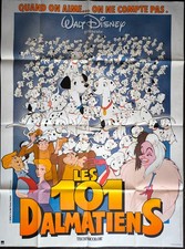 101 DALMATIANS Walt Disney RR80 ORIGINAL french LARGE movie poster