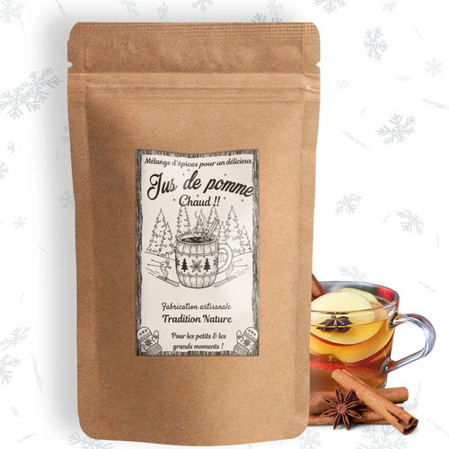 Jus pomme chaud mélange - pomme,