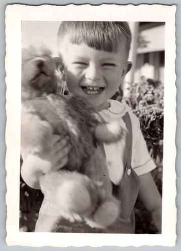 Vtg snapshot happy boy - vtg, b&w