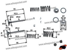 Kit Soupapes Scooter 4T Chinois GY6 150CC 157QMJ