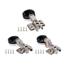 Charnière de porte en verre pour placard de cuisine, vis à tasse de 35mm,