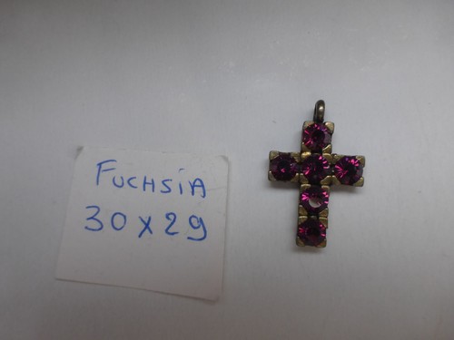 Vintage pendentif croix - 1,