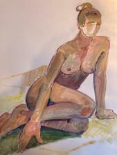 Très Belle Peinture Gouache