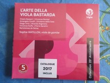 CD audio L'arte della viola bastarda, avec Sophie Watillon à la viole de gambe