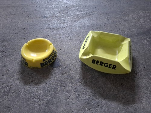 Deux cendriers pastis berger - pastis,