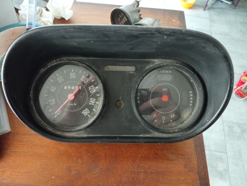 Bloc compteur fiat 124 - 124, 126