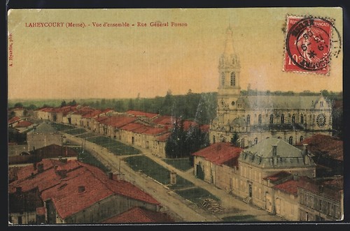Cpa laheycourt meuse - cpa, /meuse,