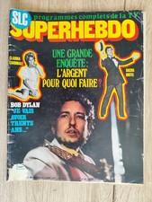 SLC SUPERHEBDO n°17 BOB DYLAN, MIMSY FARMER, SHEILA, ALAIN DELON + POSTER