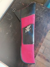 Carquois flèches Tir A L'arc + 3 Insignes FFTA Vintage