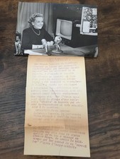 Ancienne Photo De Presse Originale Magasin Printemps Nouveauté 1953 18x13 Cm