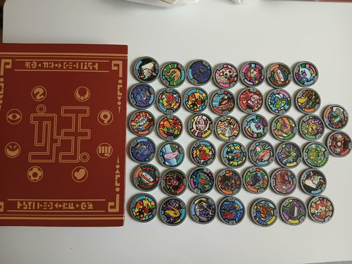 Lot médaillons yo kai - médaillons, yo-kai