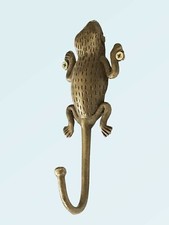 PATERE MURALE ANIMAUX, LEZARD BRONZE