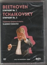 BEETHOVEN SYMPHONY 2 TCHAIKOVSKY SYMPHONY 5 FEDOSEYEV  DVD SEALED