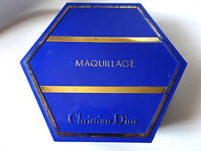 Ancienne grande boîte à maquillage Christian Dior vintage 1960