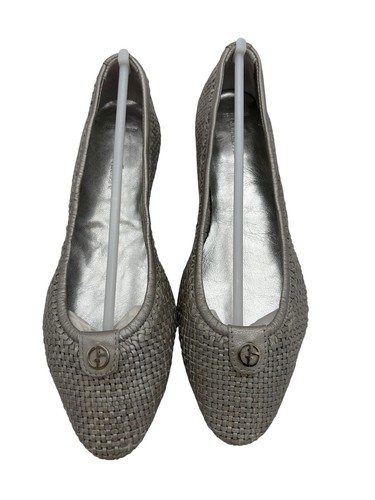 Giorgio armani silver woven - silver,