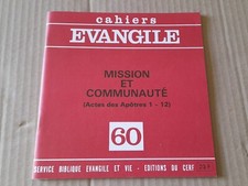 Cahiers évangiles N° 60 /