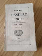 Livre histoire consulat - du, et