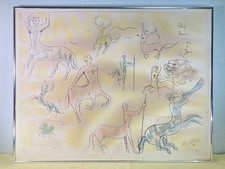 Lithographie signée Jean