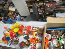 CA505 DINETTE ANCIENNE LOT D ACCESSOIRES ENFANT JOUET FAIENCE PLAT VAISSELLE