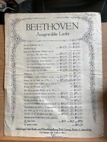 Beethoven ich liebe - beethoven, dich