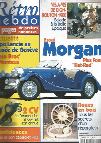 Retro hebdo morgan plus - hebdo, n°95