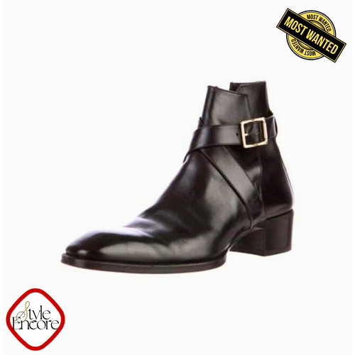 Tailored men black leather - men’s,
