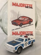 MAJORETTE ANCIENNE - VOITURE DE POLICE CHEVROLET IMPALA - ÉCH 1/41 + SACHET TOYS
