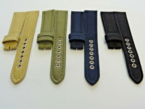 Bracelet vintage cuir toile - bracelet, cuir/toile