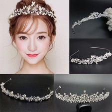 3 pièces bandeau femme perle princesse couronne de mariée bandeau mariage fête décoration