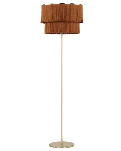 Lampadaire marron doré - marron,