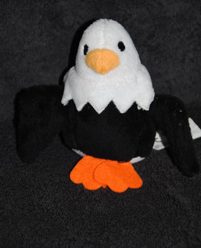 Doudou oiseau blanc noir - 🍀doudou,